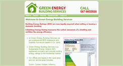 Desktop Screenshot of greenenergybuildingservices.org